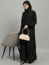 Styleville.in Women Abaya with Hijab Black Modest Wear Set