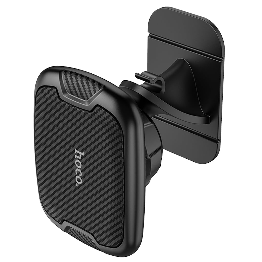 HOCO Magnetic Car Mount, Black Strong magnetic hold for secure phone placement - Safqqa