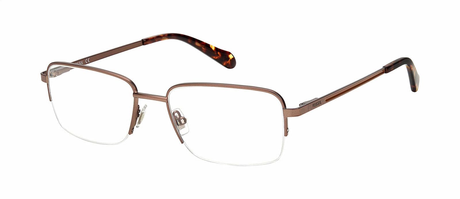 Fossil Men’s Rectangular Eyeglasses – Modern & Elegant
