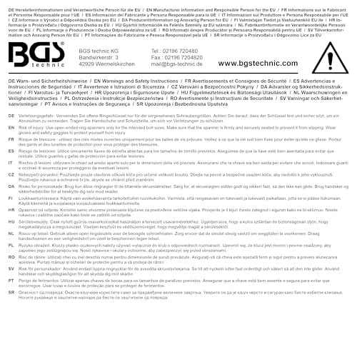 BGS 1761 Double Ring Spanner – 30x32mm, Open Type