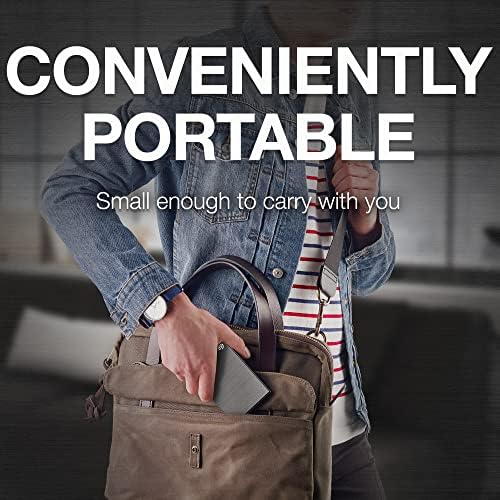 Seagate One Touch HDD with Password 1TB External Hard Drive – Black, for PC Laptop Mac and Chromebook, 6mo Mylio Photos and Dropbox, Rescue Service (STKY1000400)