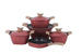 NeoKlein Korean granite design set 9 sq. Neoklien (4 pots + frying pan) (Damaged box) - Safqqa
