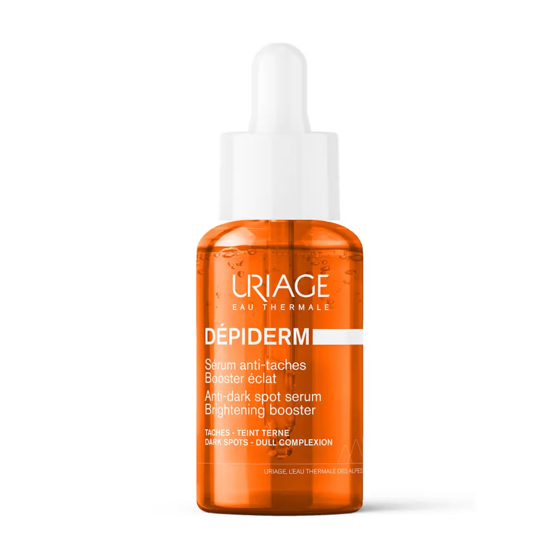 Uriage Dépiderm stabilized Vitamin C serum, anti-dark spot solution for glowing skin with 20% VITAMIN C COMPLEX & NIACINAMIDE I Non oxidative, Fragrance-free & Suitable for sensitive skin