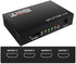 Exon X1049 1x4 HDMI Splitter - 1 In 4 Out Full HD 1080P Duplicate Screen Monitor Switch for PC, PS3/4/5, HDTV, Projector