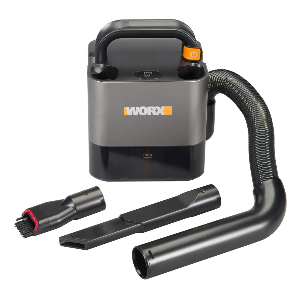 مكنسة لاسلكية مدمجة WORX WX030L.9 بقوة 20V – تصميم مكعب – أداة فقط بدون بطارية و شاحن – لون أسود