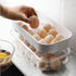 ECVV 16-Egg Refrigerator Storage Container with Lid & Handle Clear - Have Scratches