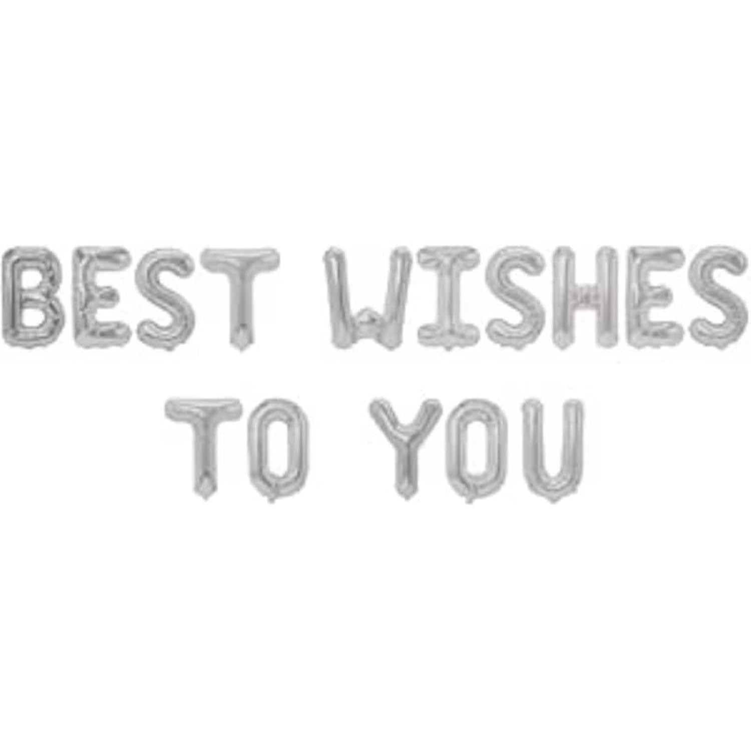 لافتة بالونات على شكل حروف 