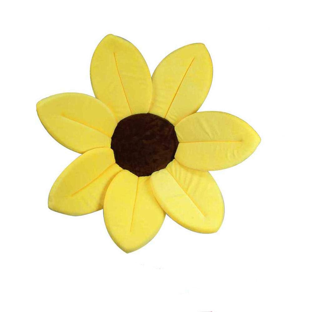 MORO Cute Flower Shape Baby Bath Mat Blooming Super Soft Plush Bathing Tube