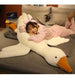 Goose stuffed animal huge goose plush pillow toy, cute giant white goose stuffed animal duck plush pillow 170 cm - quattro - Safqqa Egypt