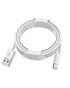 Ellies Apple MFi Certified iPhone Charger Cord 1M Lightning Cable Fast Charging High Speed Data Sync USB Cable Compatible with iPhone 13/12/11 Pro Max/XS MAX/XR/XS/X/8/7/Plus/6S iPad AirPods, white - Safqqa Egypt