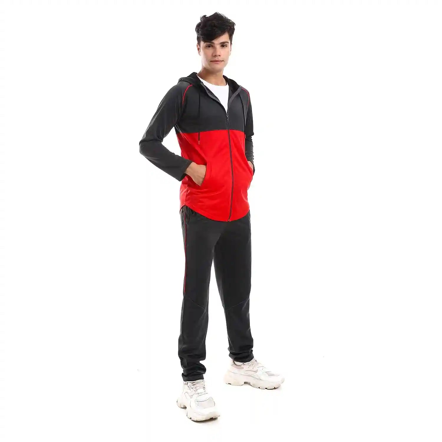 CAESAR Mens Hoodie With Pants Training Suit Hoodie With Pants Training Suit - Safqqa Egypt