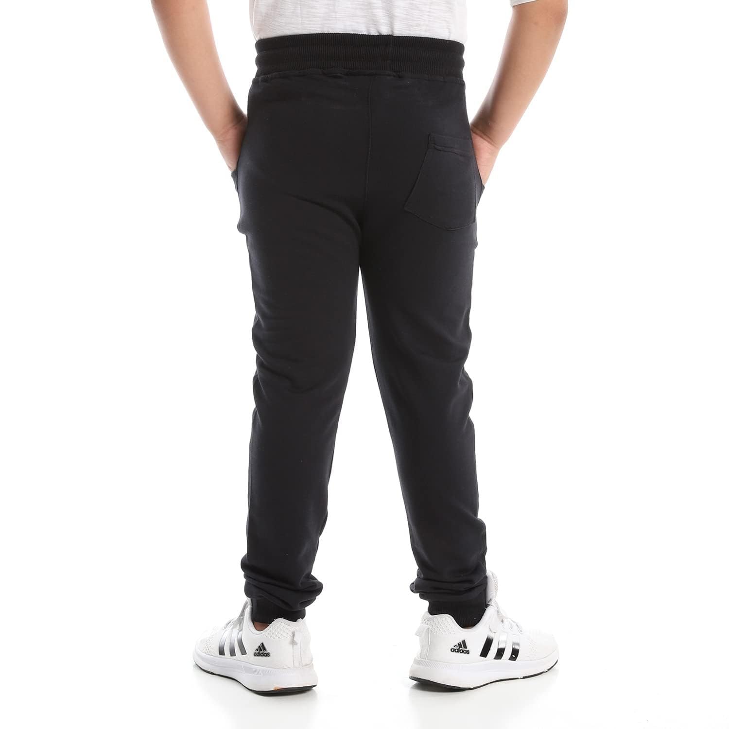 Andora Boys Boys Black Basic Everyday Joggers with Elastic Hem Casual Pants - Safqqa Egypt