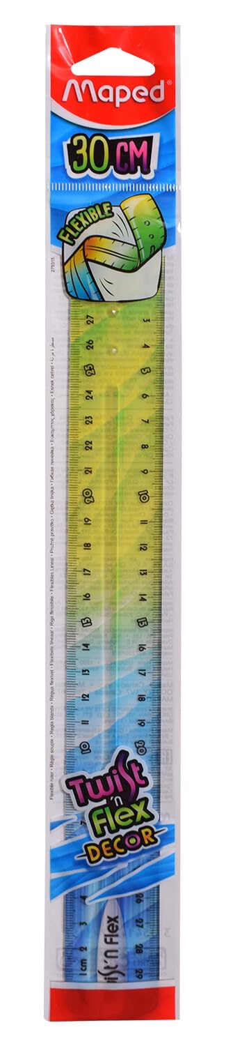 Maped  Ruler 30 Cm Durable and break-resistant design - Safqqa