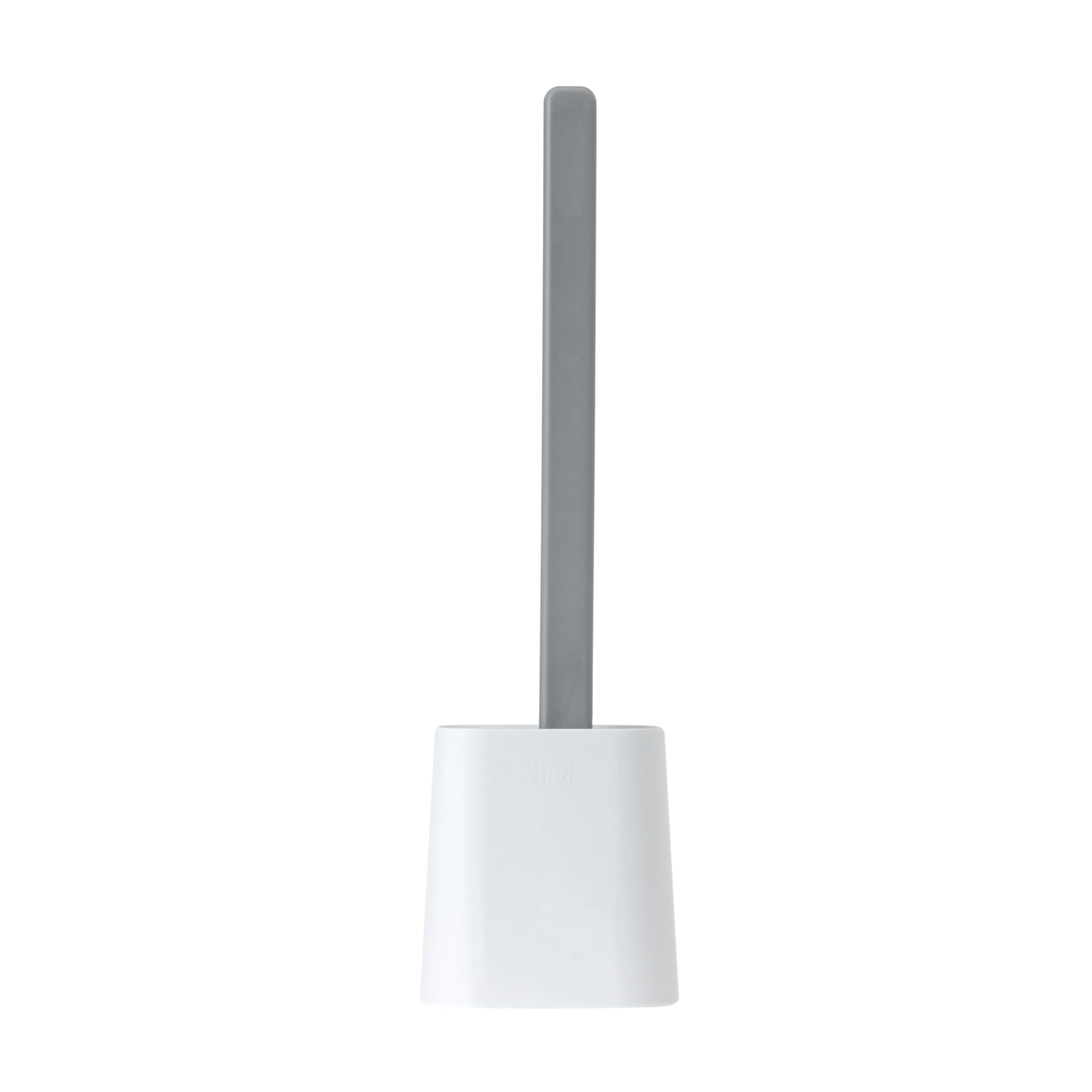 Vigar eco toilet cleaning set, flexible rubber wand with holder, durable minimalist design,