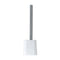 Vigar eco toilet cleaning set, flexible rubber wand with holder, durable minimalist design,