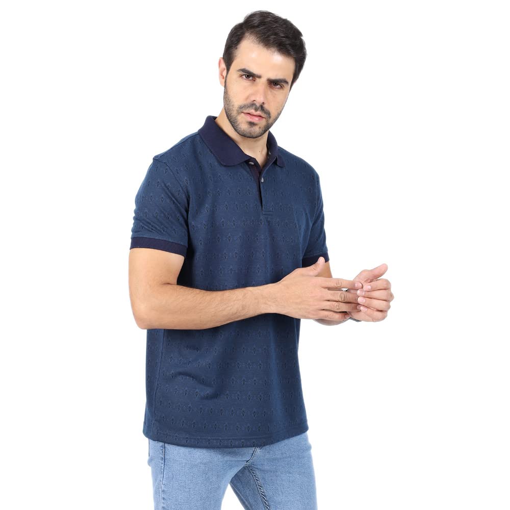 Fire Wood Basic Polo For Men, Print Basic Polo - Safqqa Egypt