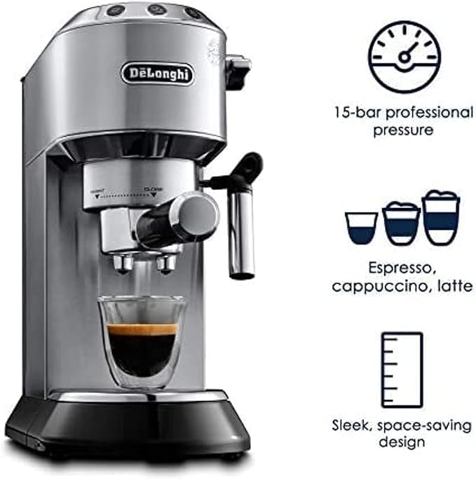 De'Longhi Espresso Machine (Silver Ec685. M) - There are scratches on the product - Safqqa Egypt