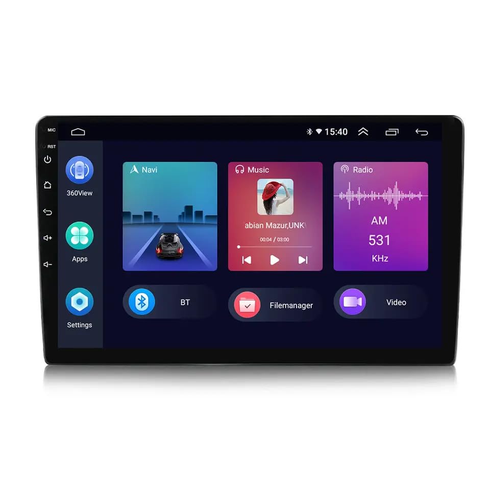 مسجل سيارة أندرويد 10.1 إنش – 4GB رام + 64GB روم | كار بلاي | شاشة IPS تعمل باللمس | DSP | بلوتوث | واي فاي | USB | كاميرا خلفية (بدون صندوق)