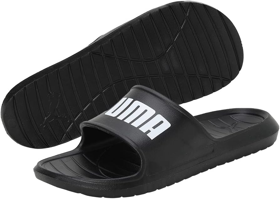 PUMA Men Slipper Black Comfortable Slides – Safqqa Egypt