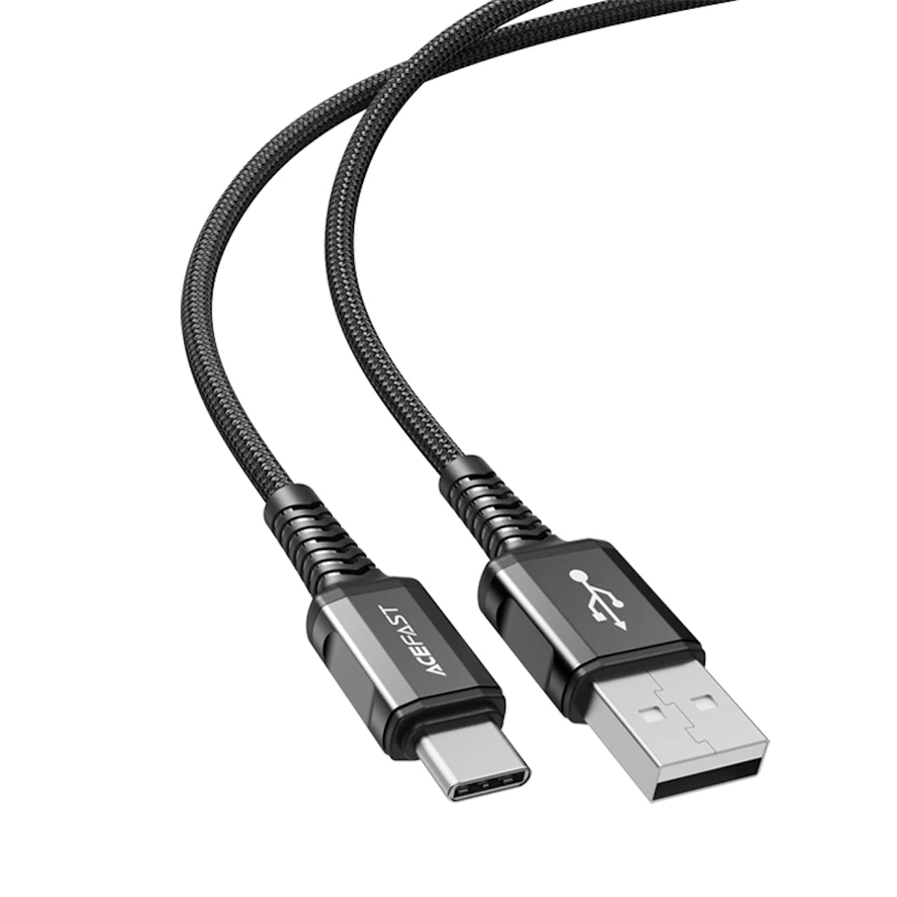 كابل ACEFAST من USB-A إلى USB-C م نقل بيانات عالي السرعة لتحسين الكفاءه سبائك الألمنيوم – بطول 1.2 متر