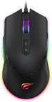 ماوس الألعاب القابل للبرمجة HAVIT GAMENOTE MS814 مع إضاءة RGB - 7 أزرار، 7000 نقطة في البوصة