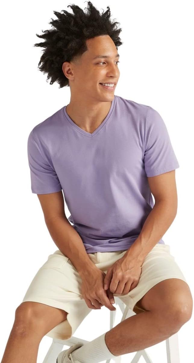Splash Basic Tshirt For Men, Purple-size: XL