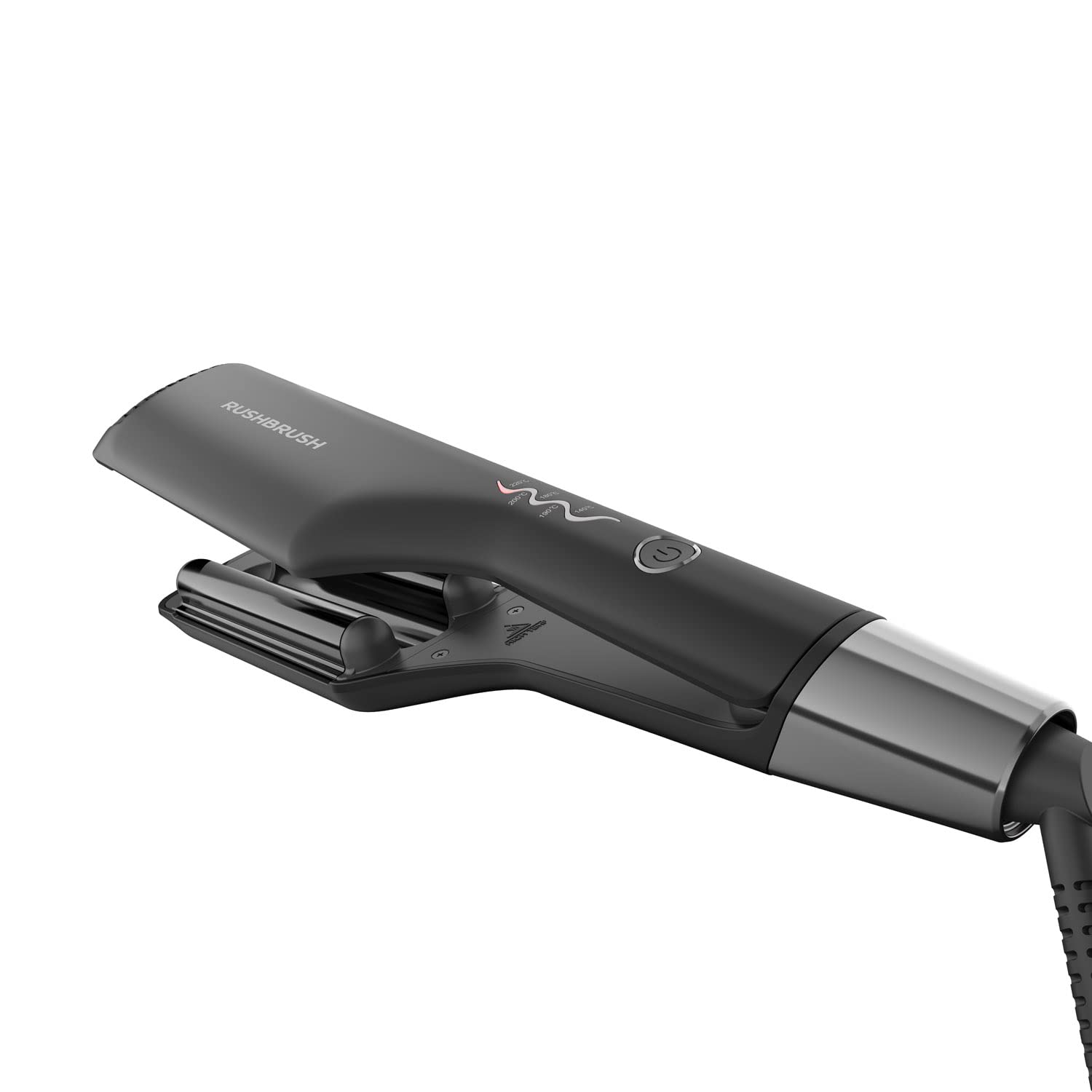 Rush Brush M1 crimper black Protects hair from heat damage