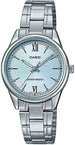 Casio Men's Stainless Steel Analog Round Water-Resistant Watch - Silver (Model LTP-V005D-2B3UDF) - Safqqa Egypt