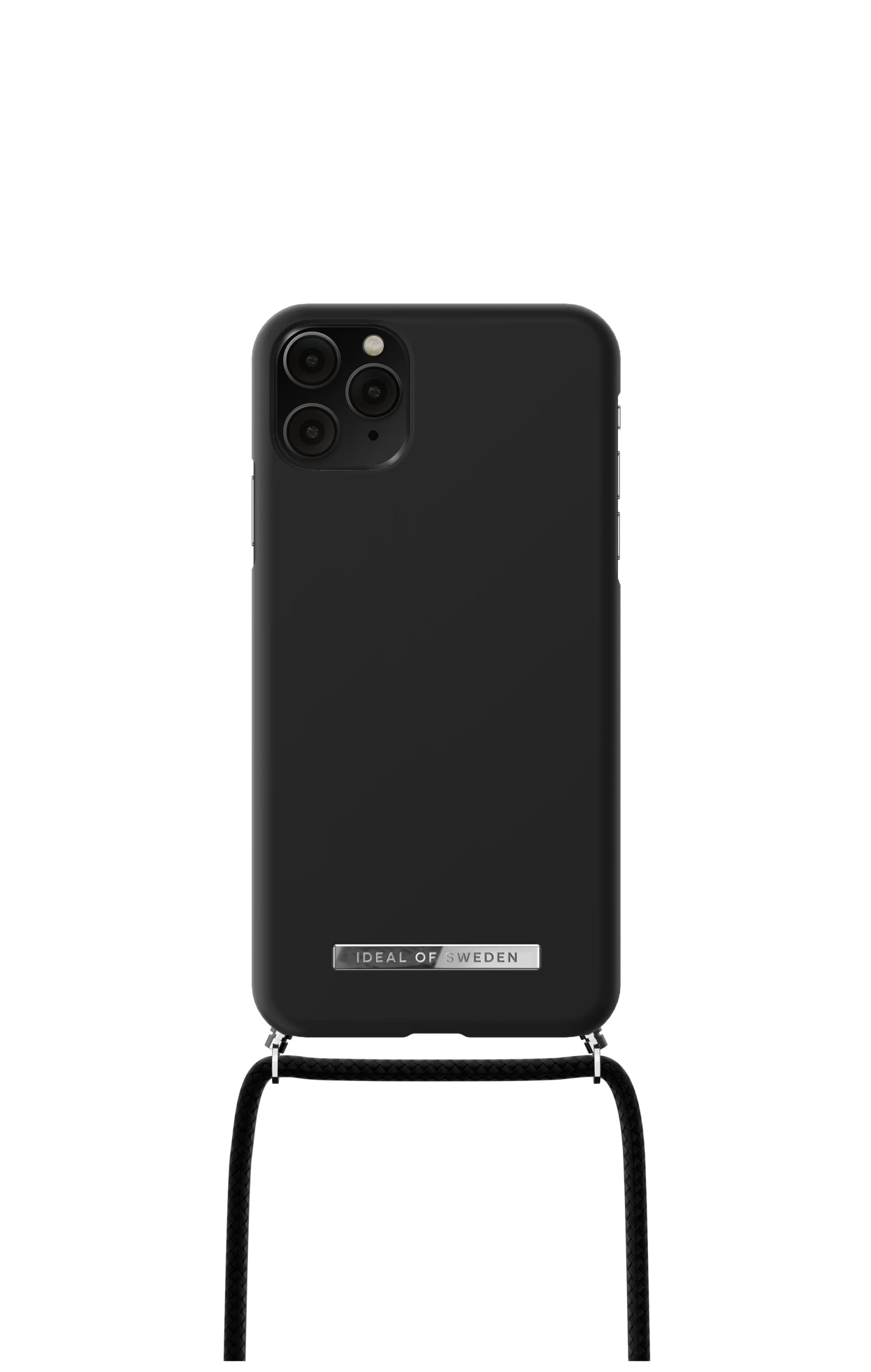  غطاء آيفون "IDEAL OF SWEDEN" الأسود بين الحماية والأناقة. فهو مصنوع من مواد عالية الجودة