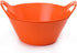  أوعية مينترا هوم البلاستيكية المزودة بمقابض (سعة 2.5 لتر – متوسطة، عبوة من 2، باللون البرتقالي). أوعية متعددة الاستخدامات ومتينة، مثالية لخلط المكونات، تقديم السلطات أو تخزين الطعام