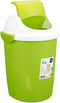 Max Plast Plastic Trash Bin with Swing Lid