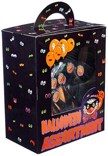 Party Pumpkin Print Bags Blowouts Forks Cups Plates Hats and Horns Set 71 Pieces - Multi Col - Safqqa Egypt