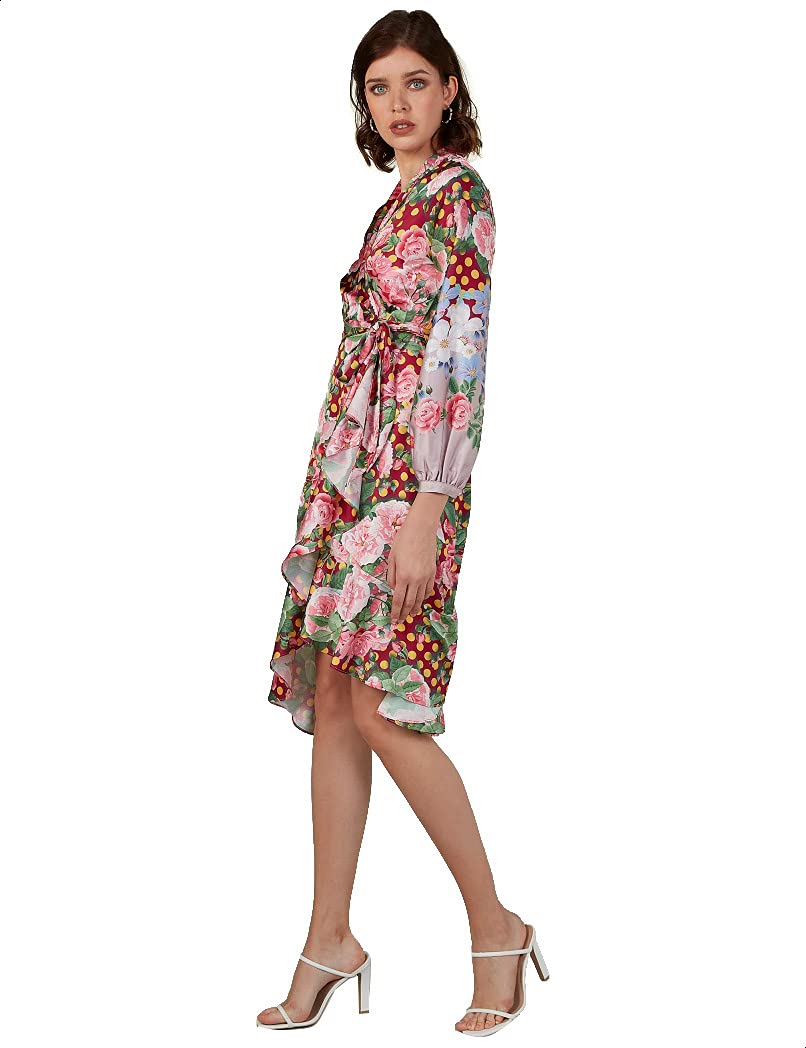 Splash Women’s Floral Pattern Dress – Elegant Casual Style