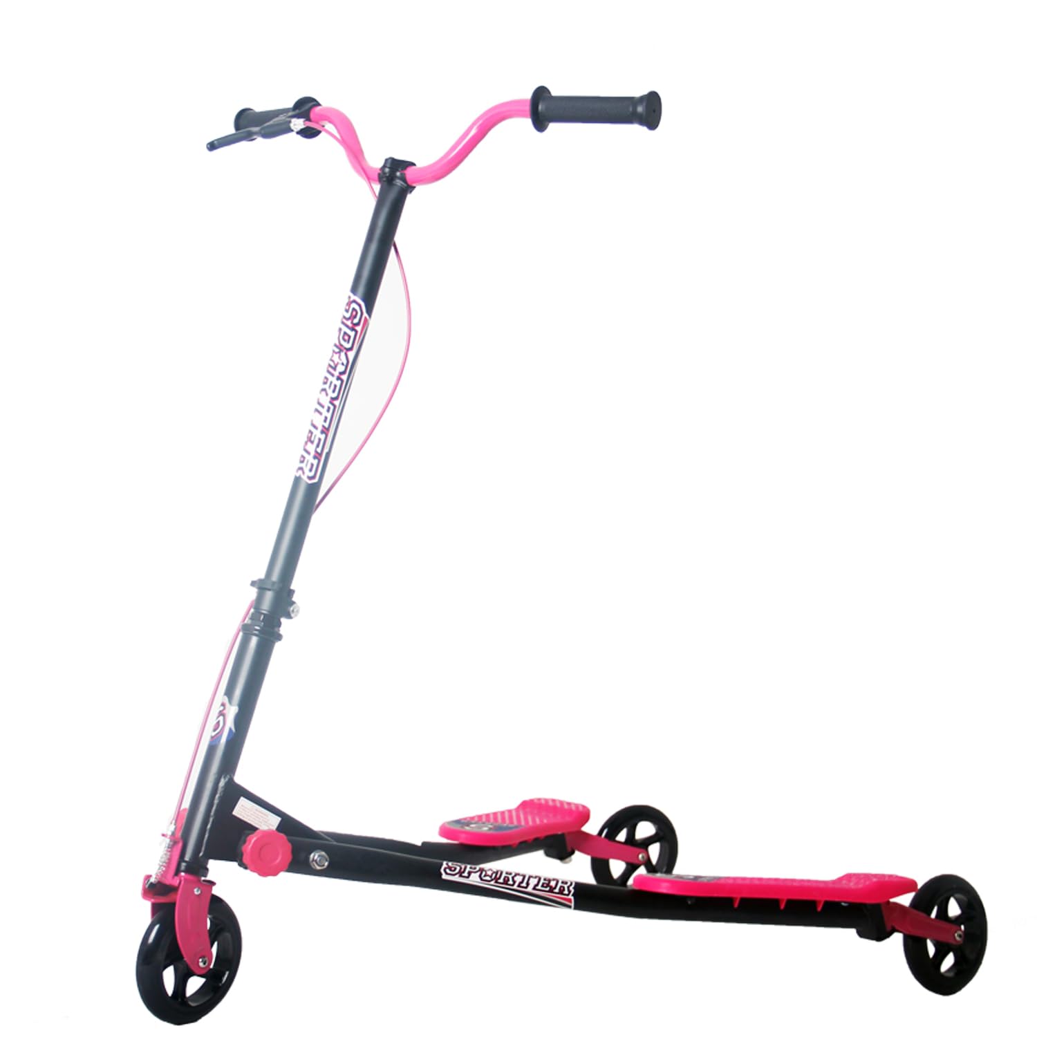 Aero Mobility Three-Wheel Scooter Pink – Kids Ride Scooter (Damaged Box)