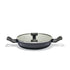 Moneta Nova, Protection Base, Skillet plus Lid 28cm, Aluminium, black