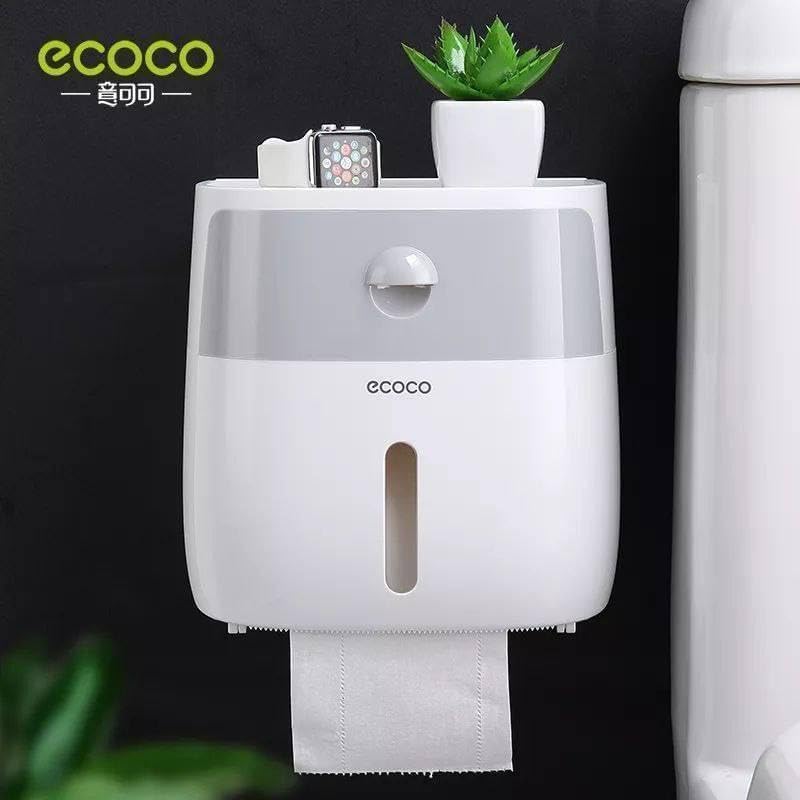 علبة مناديل ECOCO وحامل للحمام أو المطبخ