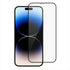 واقي شاشة زجاجي مقسى Joyroom Jr-Pf H02 2.5D كامل الشاشة بحافة سوداء لهاتف iPhone 14 Pro 6.1 عالي الوضوح - شفاف