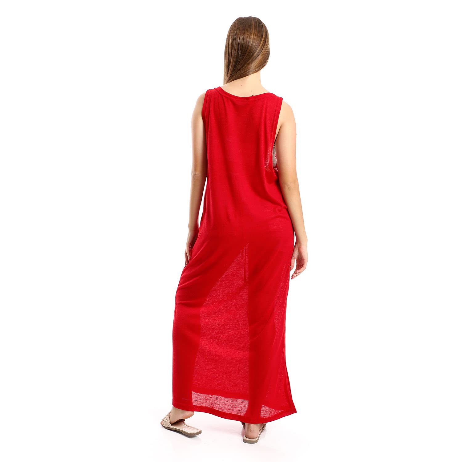 JAMILA Women Round Collar Cover UP With Side Slits OUTERWEAR