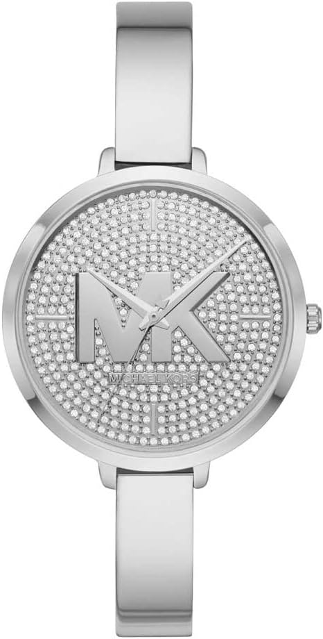 Michael Kors MK4432 Ladies Charley Watch, Silver, MK4432-AMZUK