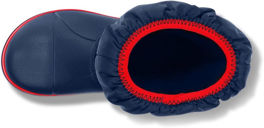 Crocs Boys Boots Navy Red Waterproof
