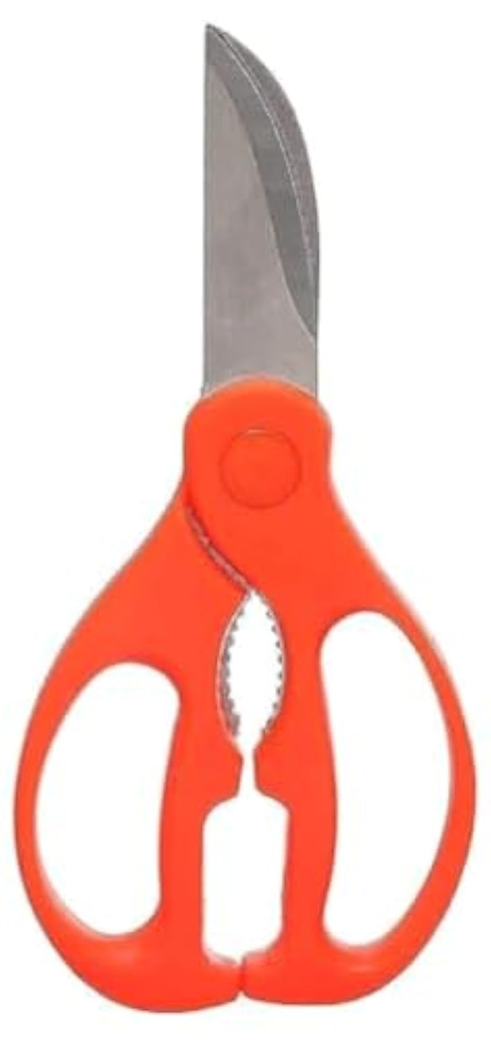 Stainless Steel Kitchen Scissors ,Orange – Safqqa Egypt