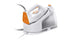 Braun  IS1511WH Steam Generator Iron, FreeGlide 3D Technology, SuperCeramic Coating, Vertical Ironing, Drip-Proof, 1.7L Removable Water Tank, 2200W, White/Orange