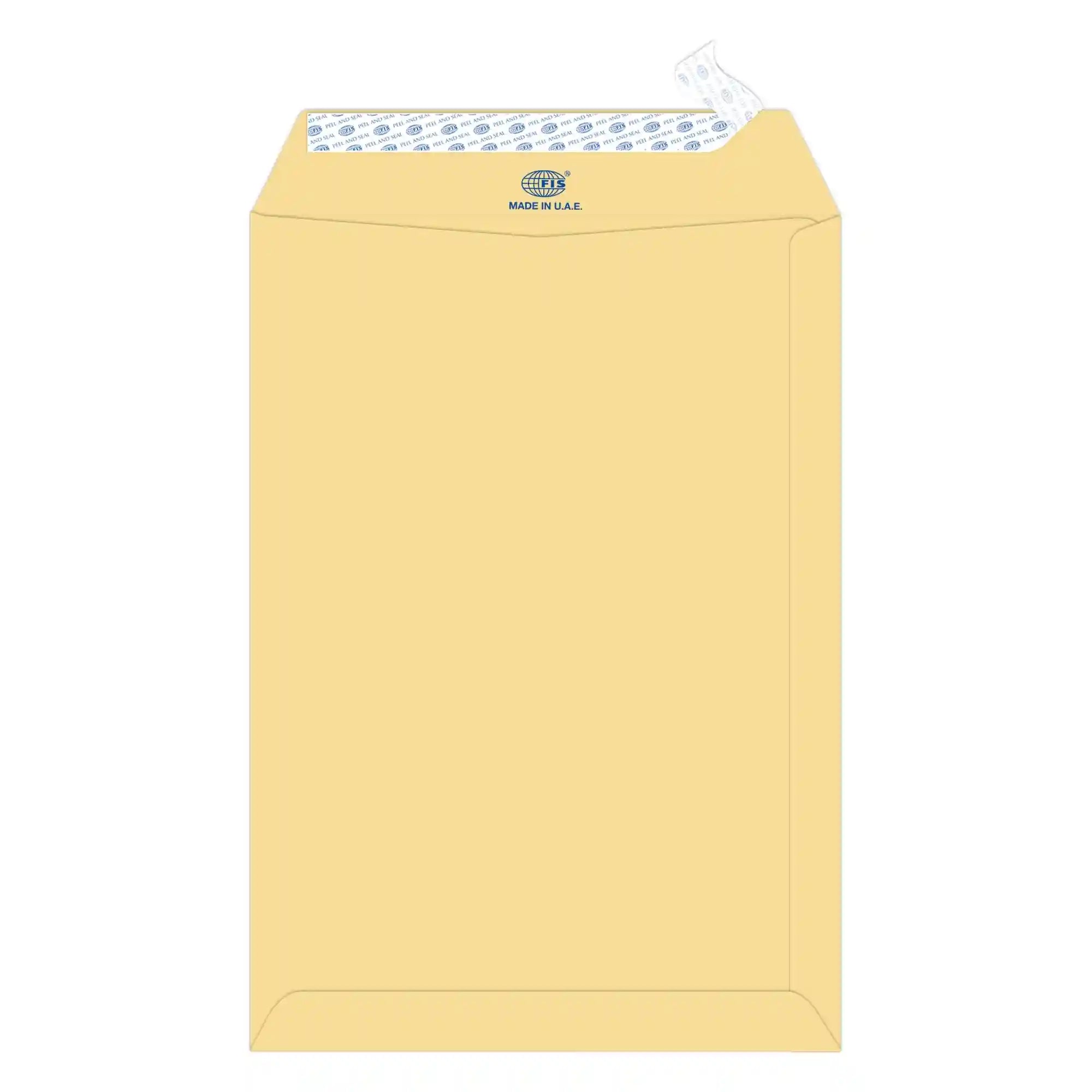 FIS  Peel and Seal Manila Envelopes 50-Pack, 9-Inch x 6-Inch Size