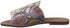 U By Misura Snake Embossed Faux Leather Round-Toe Slide Slippers for Women - Multi Color