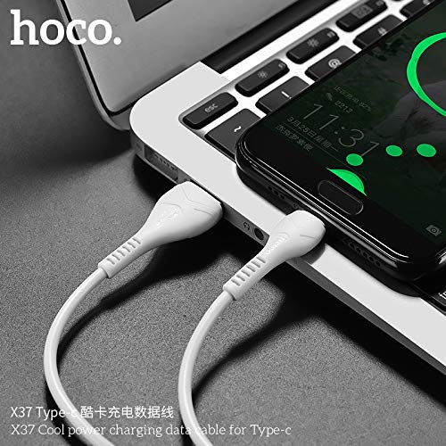 Hoco X37 - Cool Power Charging And Data Transmittion Cable Type-C Plug For Samsung Huawei Xiaomi Oppo