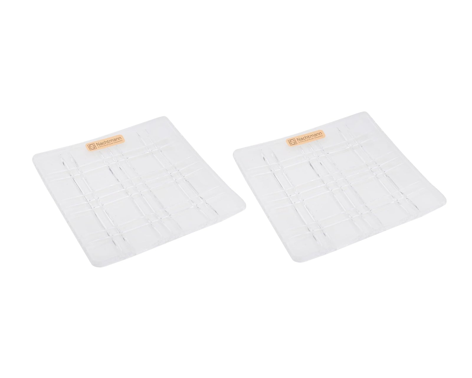 Nachtmann Crystal Square Plates Set 2-Pieces