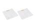 Nachtmann Crystal Square Plates Set 2-Pieces