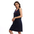 offcliff Women Sleeveless Wide V Neck Comfy Sleepshirt-Nightdresses & Nightshirts