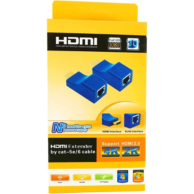 محول موسع بمنفذ HDMI حتى 30 متر من ادمن