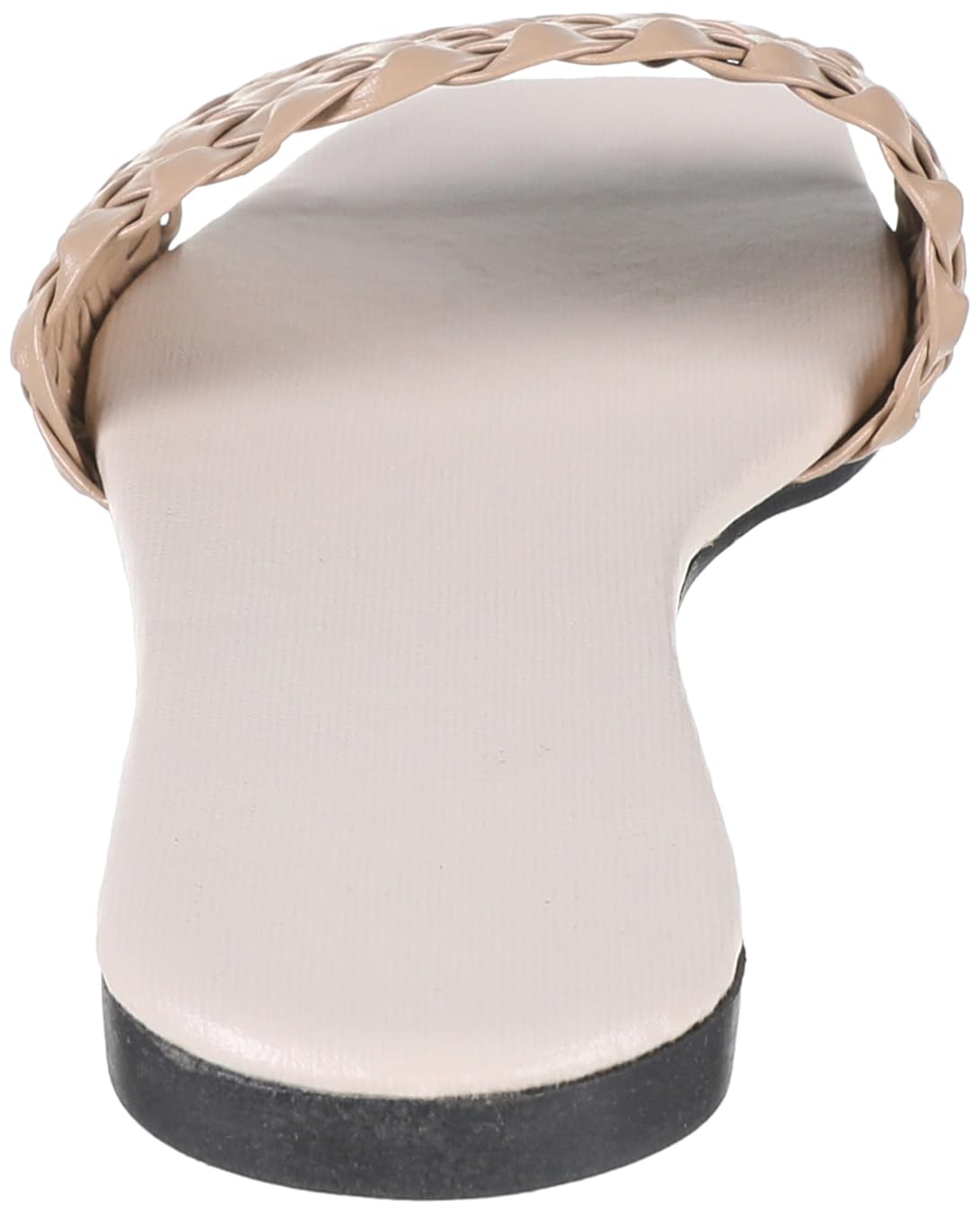 SWAY Flat spongy cushioned insole for amazing comfort and a braided faux soft leather upper For Women,